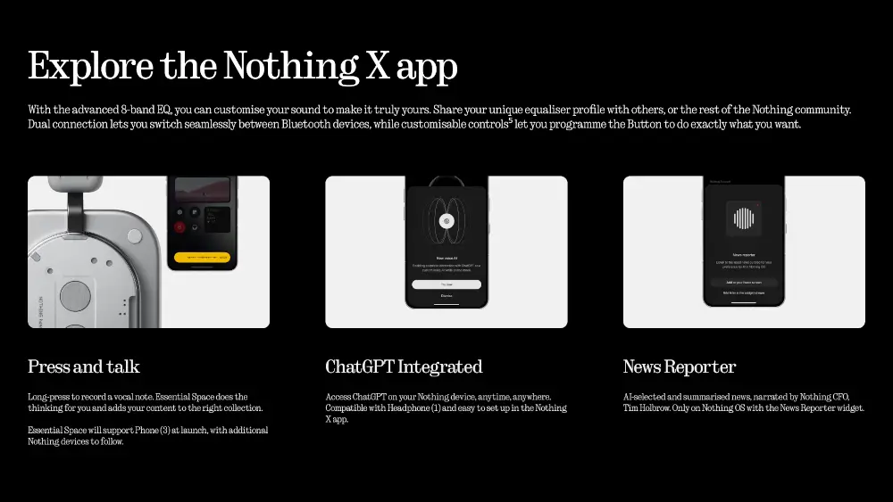 אוזניות אלחוטיות Nothing headphone (1) מבית Nothing