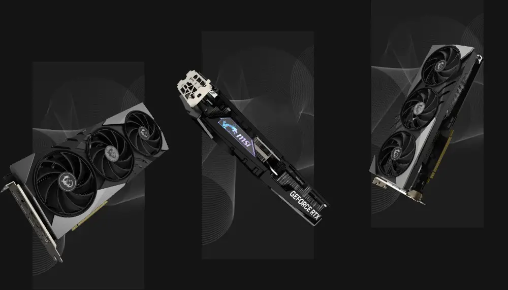 כרטיס מסך דגם&nbsp;GeForce RTX 4070 Ti SUPER 16G GAMING X SLIM מבית MSI