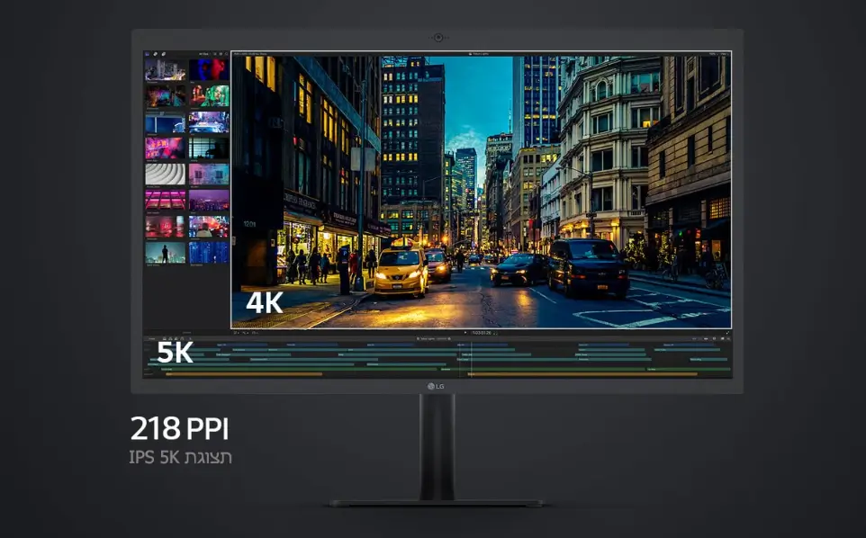 תצוגת 218 PPI 5K