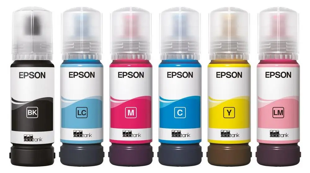 108 EcoTank Cyan ink bottle