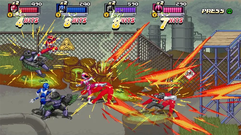 Power Rangers Ritas Rewind  מאבק ואש מסביב