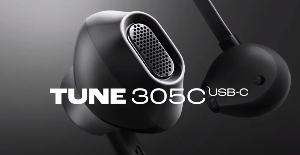 אוזניות In Ear Tune T305C קלות משקל נוחות וקומפקטיות 