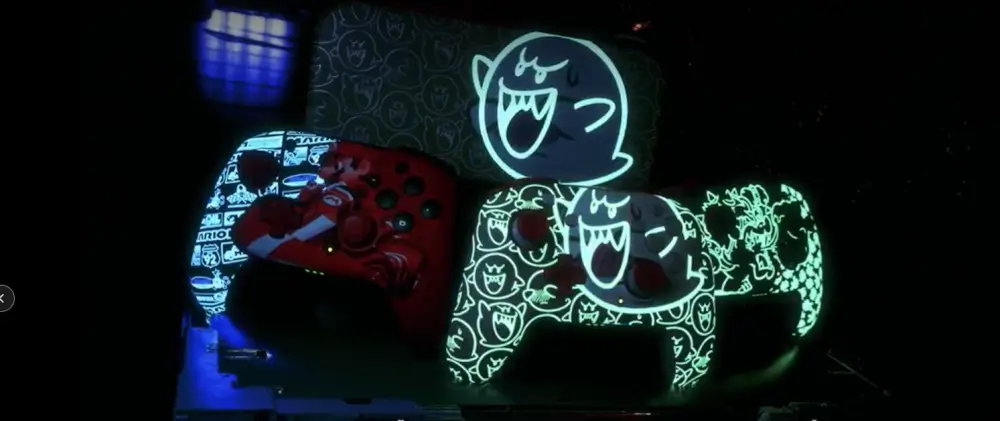 שלט אלחוטי Rematch Glow - Boo-Hoo - For Nintendo Switch זוהר בחושך