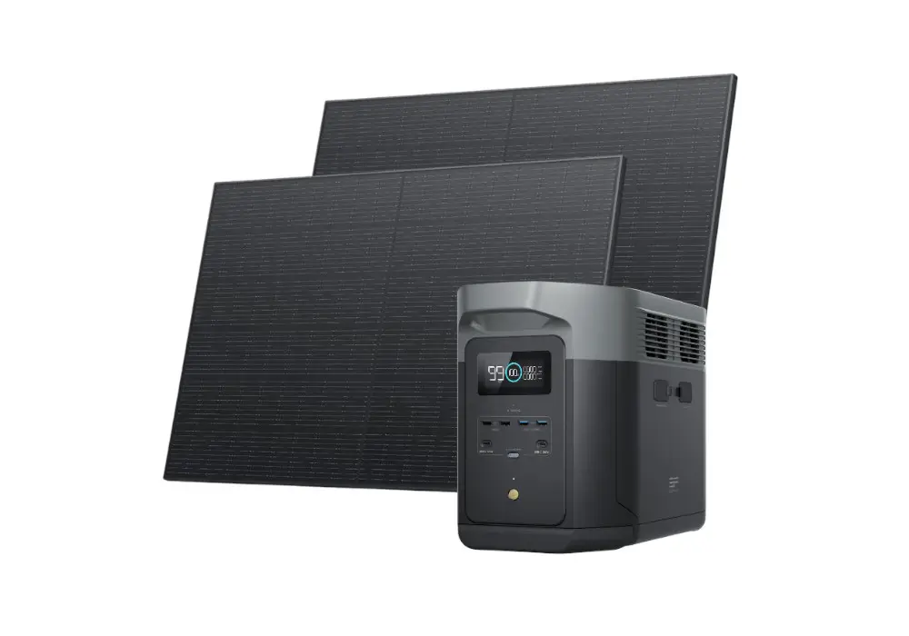 קיט סולארי ECOFLOW - תחנת כח DELTA2MAX 