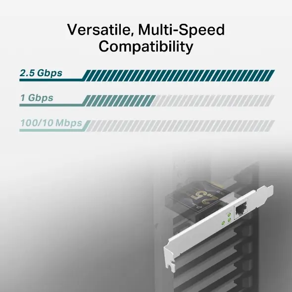 כרטיס רשת TX201 ‏G‏2.5 ‏PCIe מבית TP-Link