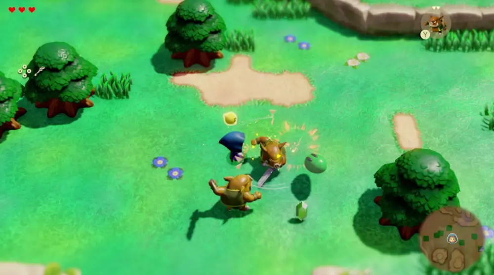 The Legend Of Zelda: Echoes Of Wisdom להלחם במפלצות