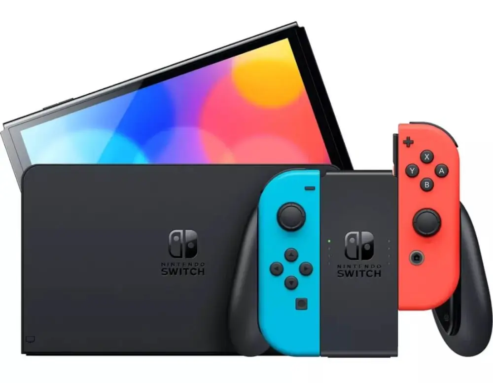 קונסולה Switch OLED (Red And Blue Joy-Con)