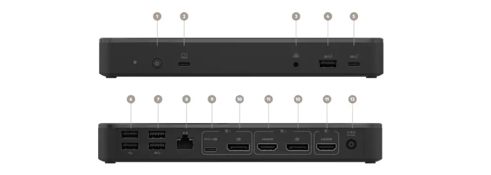 14-Port USB-C Docking Station, 65W
