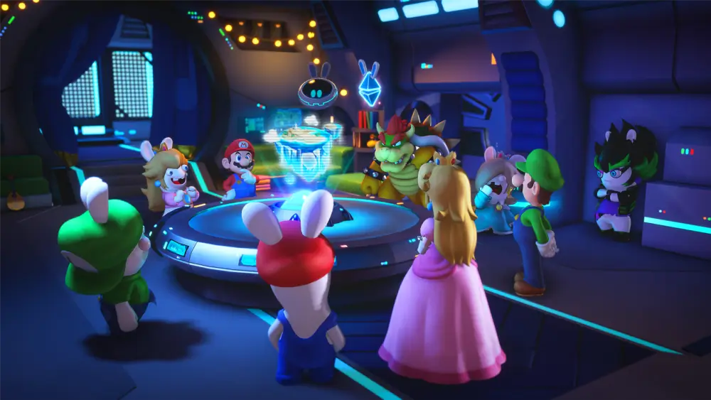 MARIO & RABBIDS SPARKS OF HOPE STANDARD EDITION CODE IN BOX קבוצה מובחרת של תשעה גיבורים