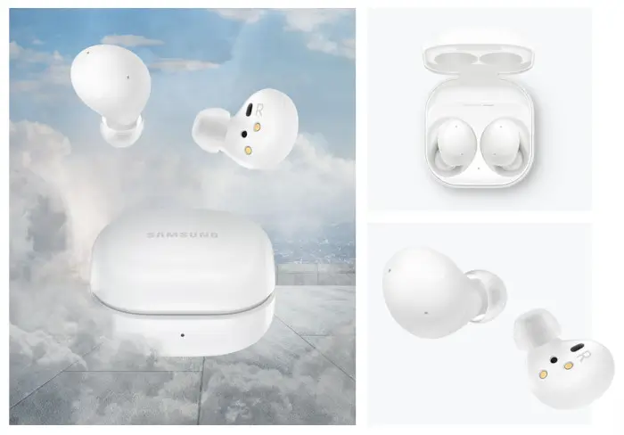 אוזניות אלחוטיות Galaxy Buds 2 בעננים