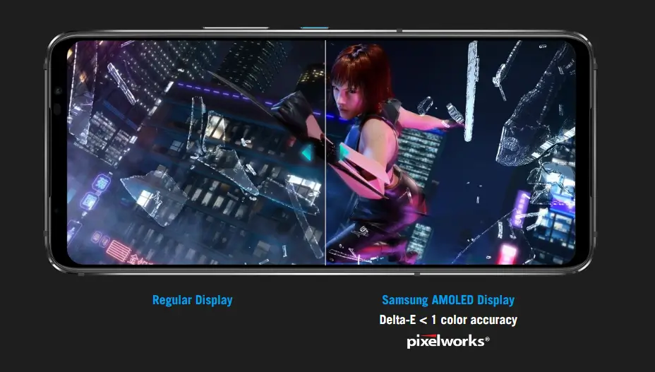 מסך 165Hz AMOLED