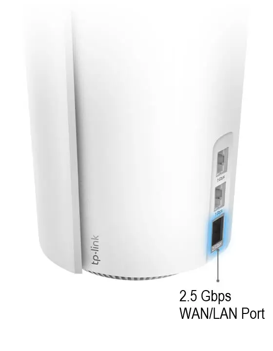 חיבור אינטרנט רב-גיגי מהיר במיוחד עם יציאת 2.5 Gbps