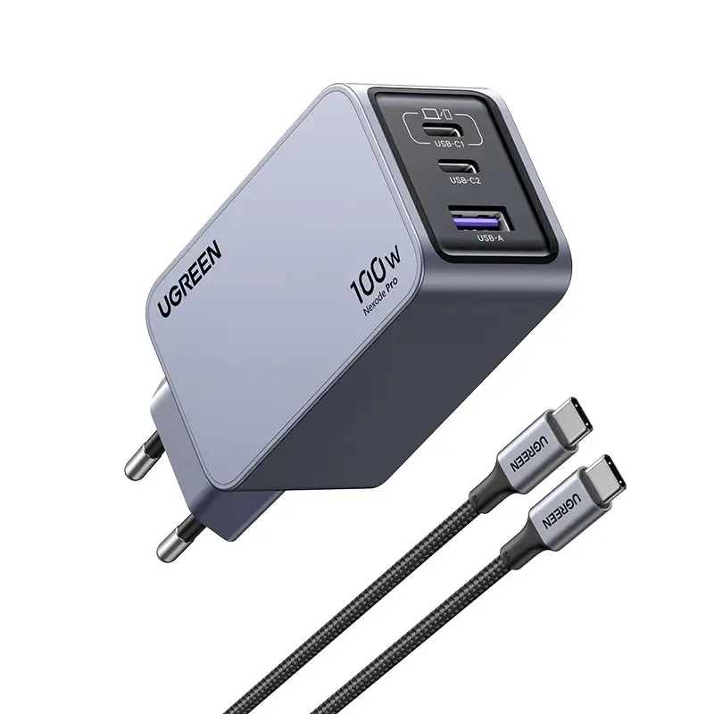 מטען קיר NEXODE PRO 100W GAN + כבל CTC טעינה מהירה