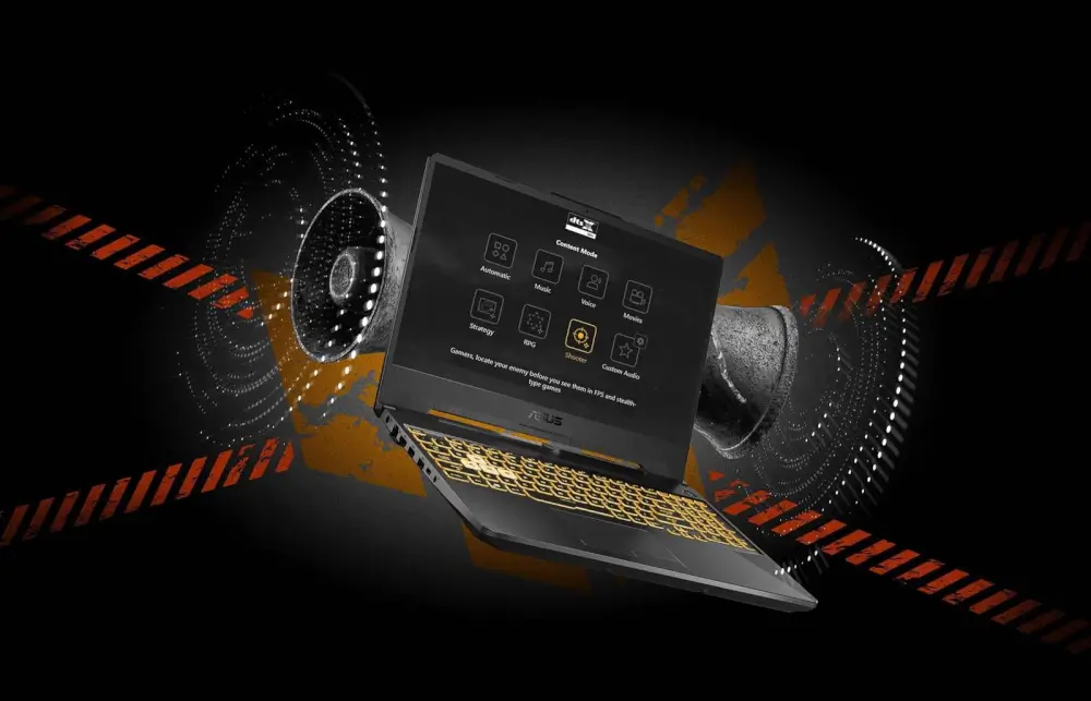מחשב נייד 15.6 TUF Gaming A15 שני רמקולים עם שמע סוחף