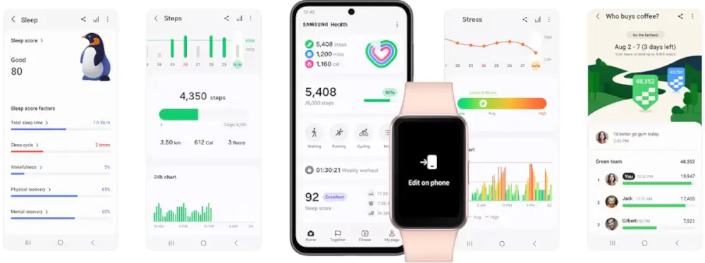 הבריאות והכושר שלכם במבט חטוף galaxy fit3