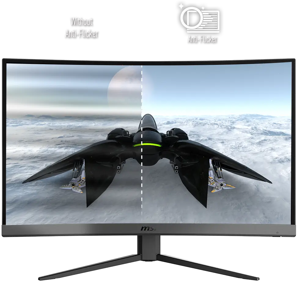 Optix G27C4 E3 מסך מפחית הבהוב 