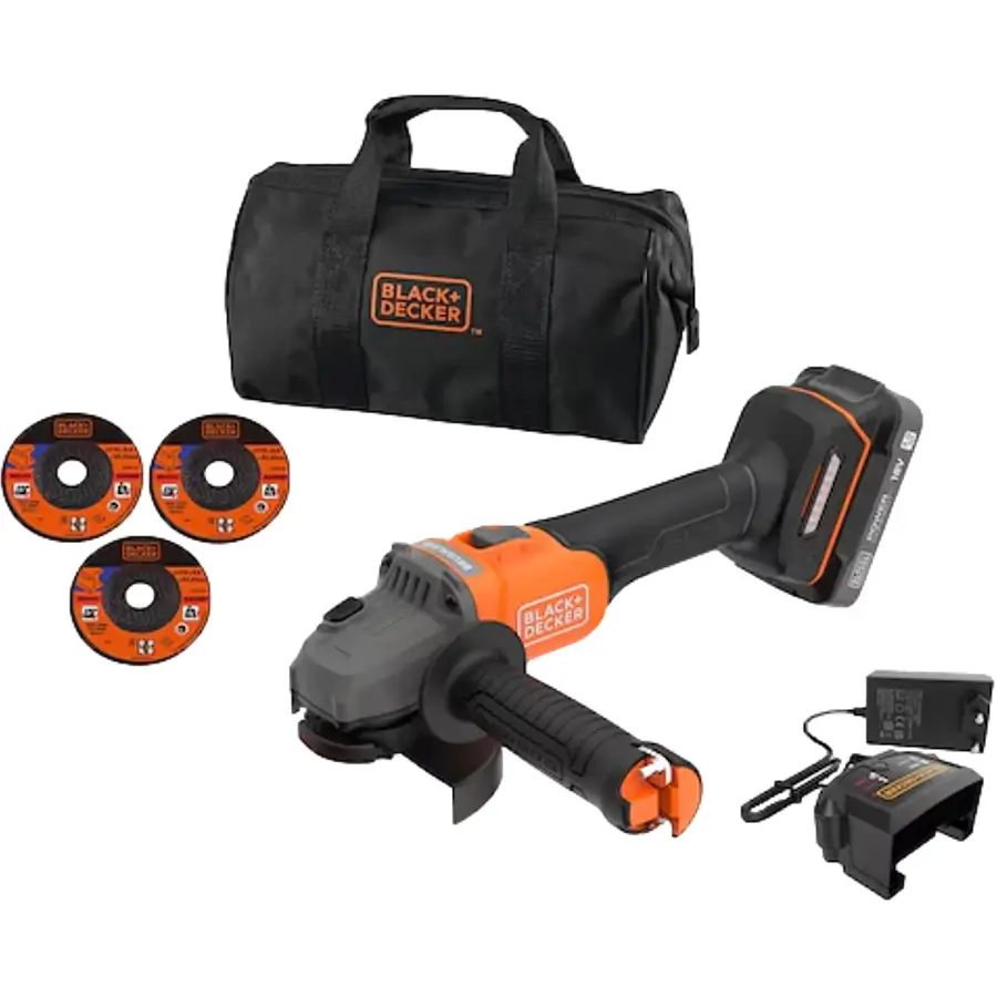 מטחנת זווית ללא מברשת BCG6L8D1S-QW מבית Black & Decker