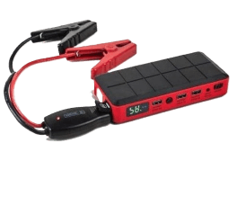 סוללה ניידת עם בוסטר לרכב מדחס אוויר ופנס LED 170P