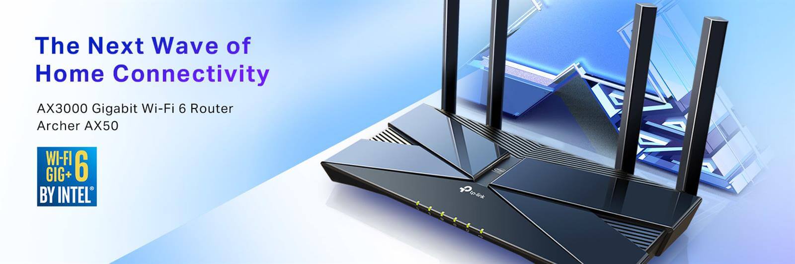 הדור הבא של החיבוריות! Tp Link Archer AX50 גיגביט ראוטר - נתב wifi 6 מבית טי פי לינק(tplink)