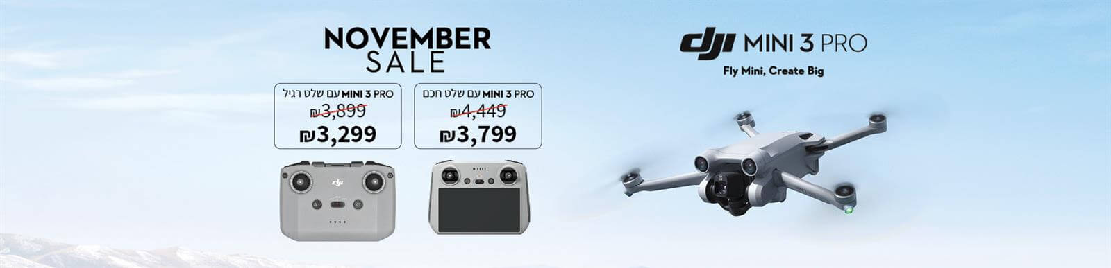 November sale - DJI Mini 3 PRO 