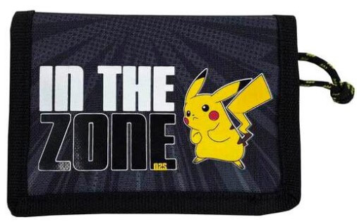 ארנק שחור In The Zone Pikachu Pokemon