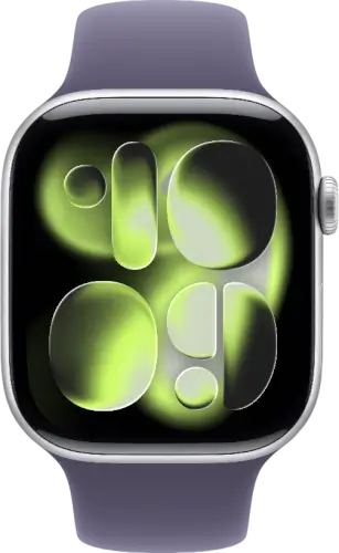 שעון חכם 42mm Watch 11 GPS Silver Aluminium Purple Fog Band thumbnail