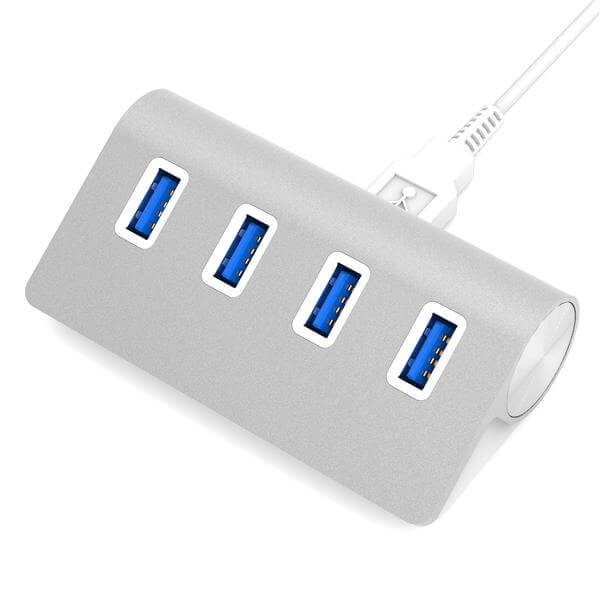 רכזת 4 יציאות USB 3.0 Sabrent