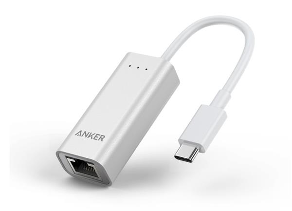 מתאם רשת 10/100/1000Mbps USB-C to Ethernet Anker