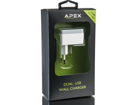 מטען קיר  USB  APEX