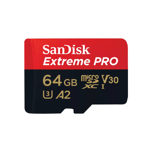כרטיס זיכרון 64GB Extreme Pro microSDXC 200MB/s Sandisk