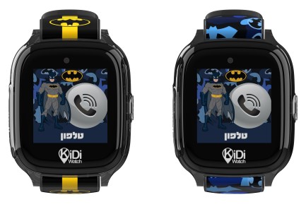 שעון GPS חכם לילדים עם סים מובנה  PRO 2.1 עמיד במים באטמן Kidiwatch