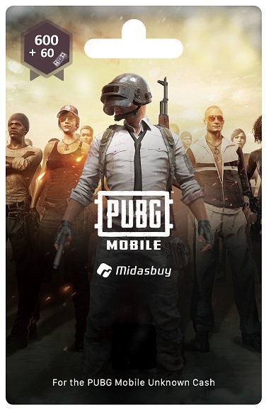 כסף וירטואלי Unknown Cash - 660 Value PUBG Mobile
