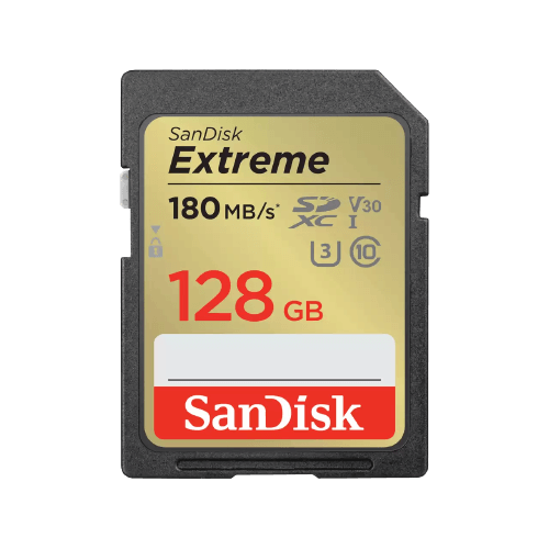 כרטיס זכרון Extreme SD 170/80mbs 128GB Sandisk
