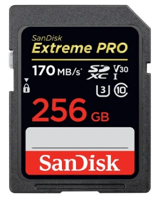 כרטיס זכרון   Extreme Pro microSDXC 256GB + SD Adapter Sandisk