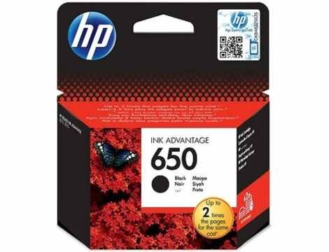 ראש דיו  650 שחור HP