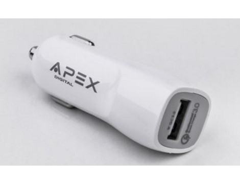 מטען לרכב  USB  APEX
