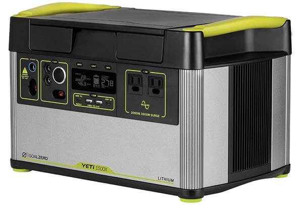 תחנת כח (גנרטור סולארי) ניידת לכל מכשיר חשמלי  YETI 1500X GoalZero