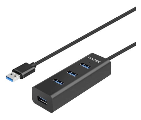 מפצל 4 פורט איכותי USB 3.0 Y-3089 UNITEK 