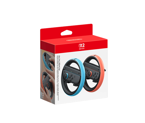 זוג הגאים מקוריים עבור שלטי ג'וי קון Joy-Con Wheel Pair עבור Nintendo Switch 2 Nintendo Switch