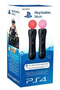 זוג בקרי תנועה מקוריים MOVE MOTION CONTROLLERS  Playstation - PS4