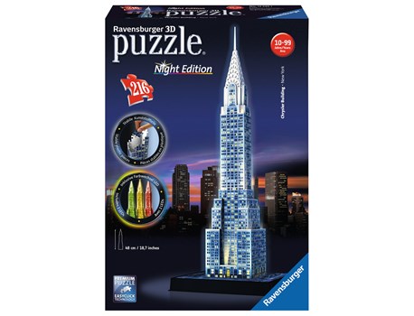 פאזל תלת-מימד 216 חלקים - בניין קרייזלר מואר Ravensburger