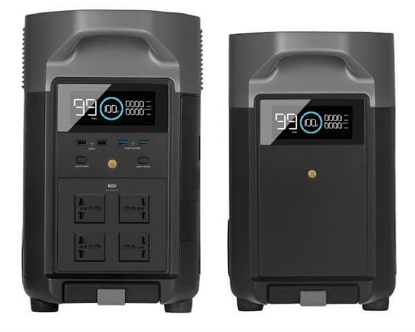 תחנת כח ניידת כולל תא הרחבה EF DELTA 3600PRO ECOFLOW