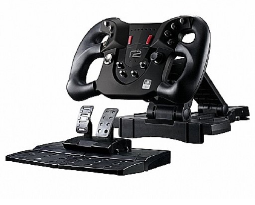 הגה ודוושות Pace Wheel-PS4 RED MAGIC