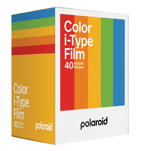 נייר צבעוני למצלמה 6010 Color Film I-Type כולל 40 יח' Polaroid 