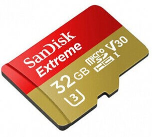 כרטיס זכרון Extreme Micro SD 32GB Sandisk
