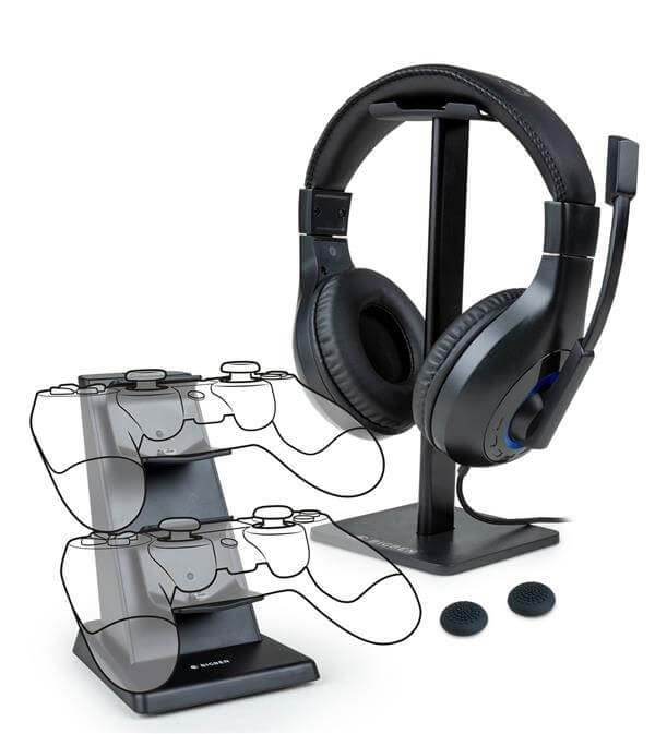 חבילת אביזרים כולל אוזניות ל - PS4 Nacon