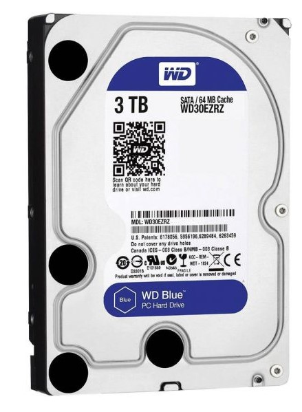 כ.פנימי  WD30EZRZ 3.5 BLUE 3T Western Digital