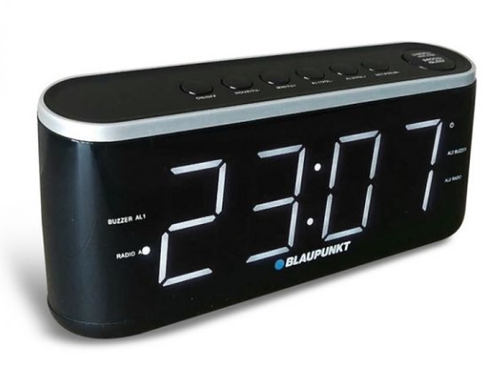 רדיו שעון מעורר עם תצוגת LED גדולה מסך ''LED Blaupunkt 1.8 BLAUPUNKT