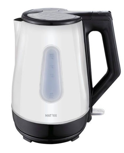 קומקום נשלף נירוסטה איכותית 1500W 1.8L MATRIX
