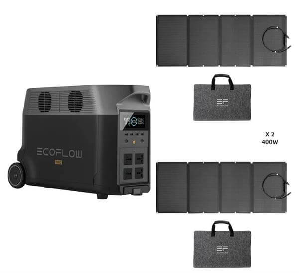 מערכת סולארית היברידית DELTA3600PRO800 HYBRID SYSTEM ECOFLOW
